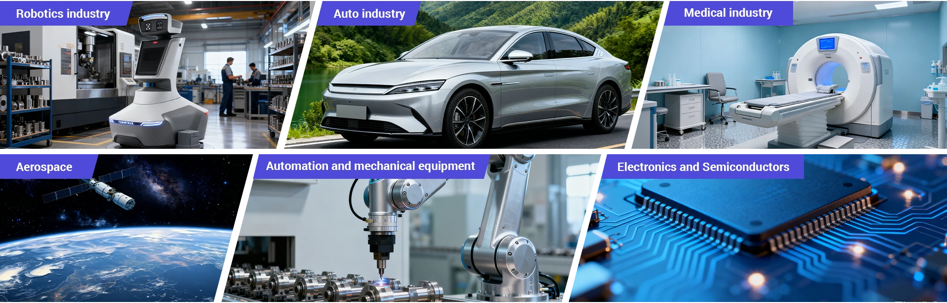 Common applications of precision-machined parts