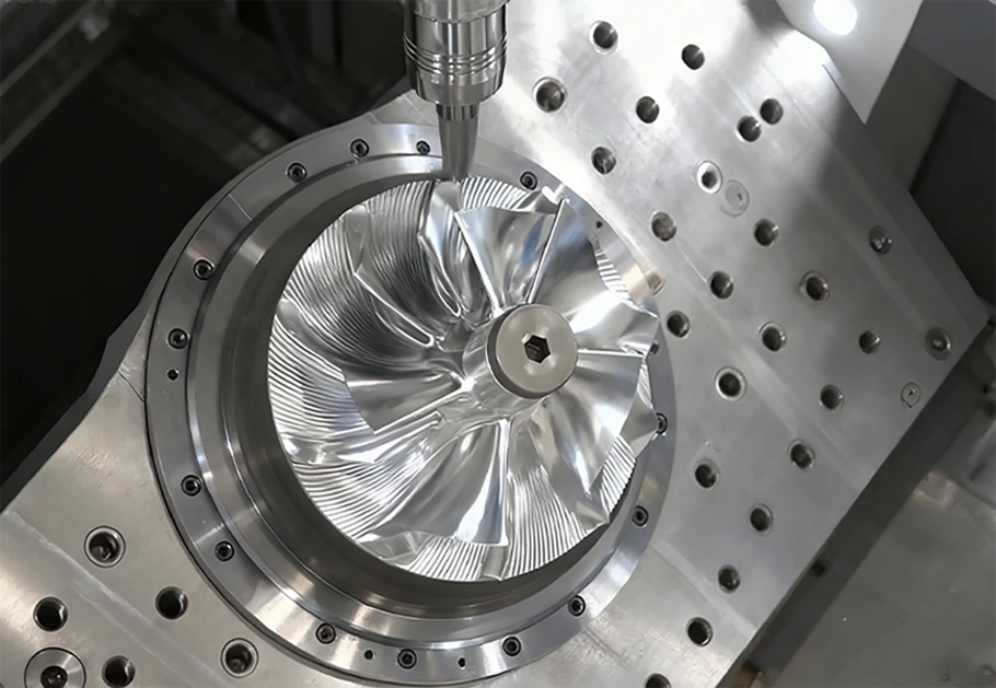 Five-axis cnc machining