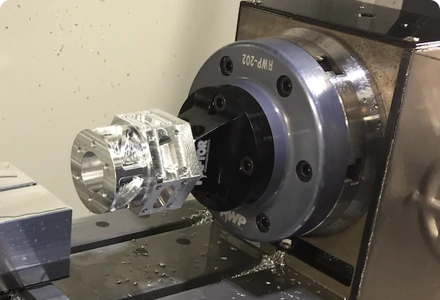Four-axis CNC milling