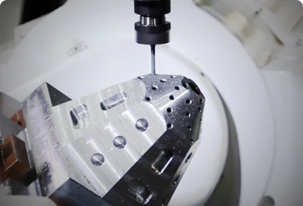 Five-axis drilling and tapping